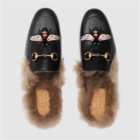 gucci slippers with bee